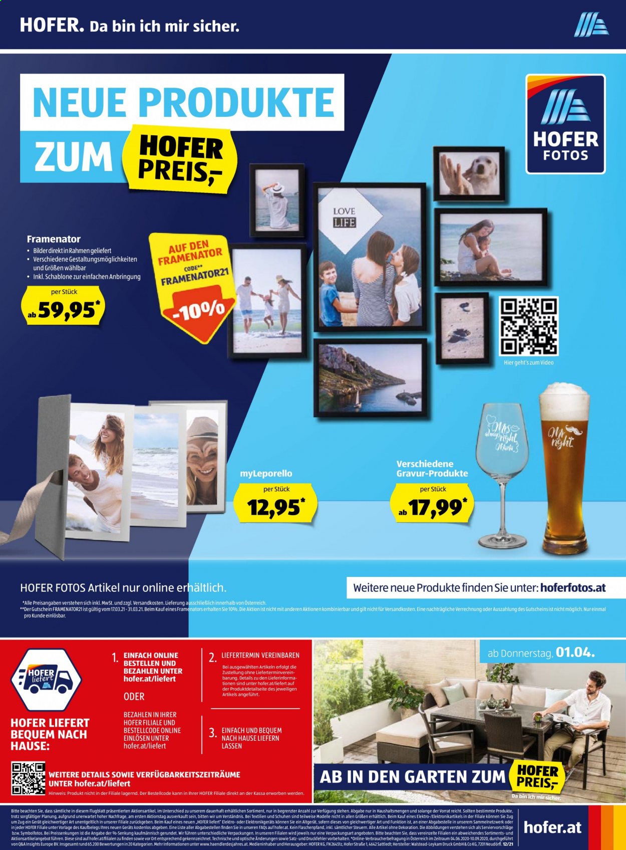 Angebote Hofer - 20.3.2021 - 27.3.2021.