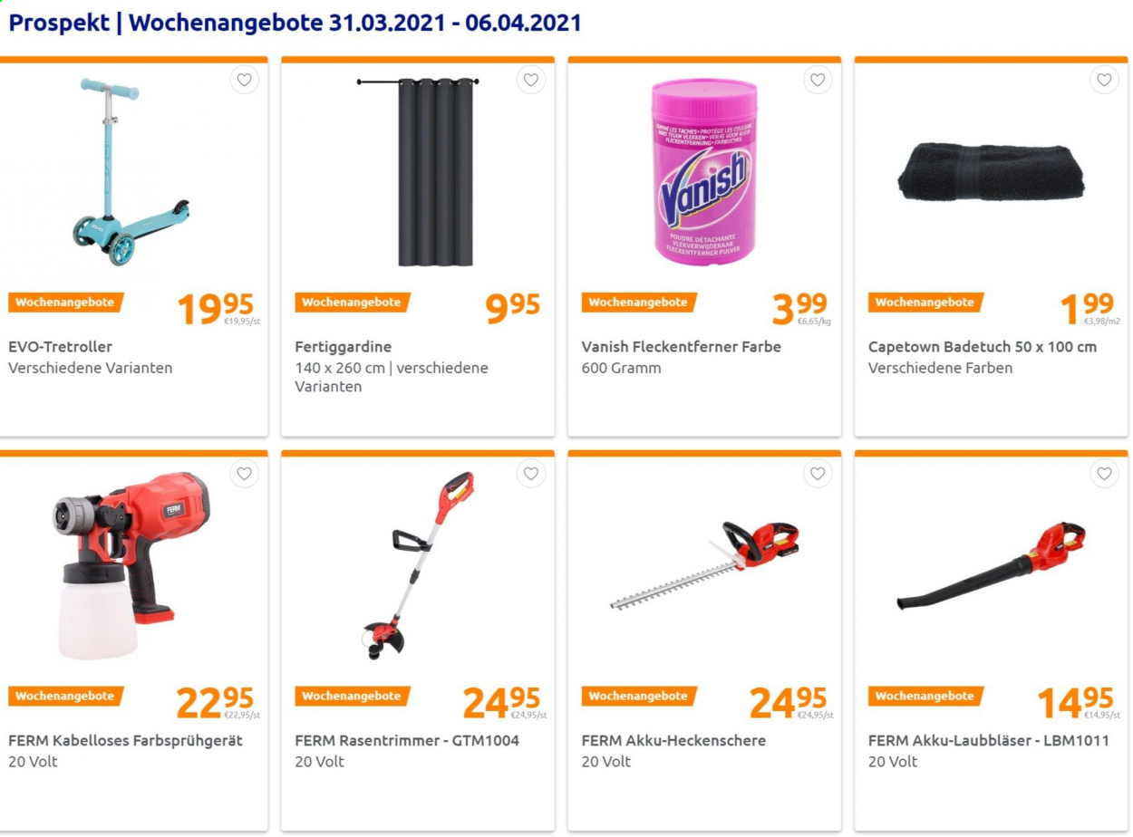 Angebote Action - 31.3.2021 - 6.4.2021.
