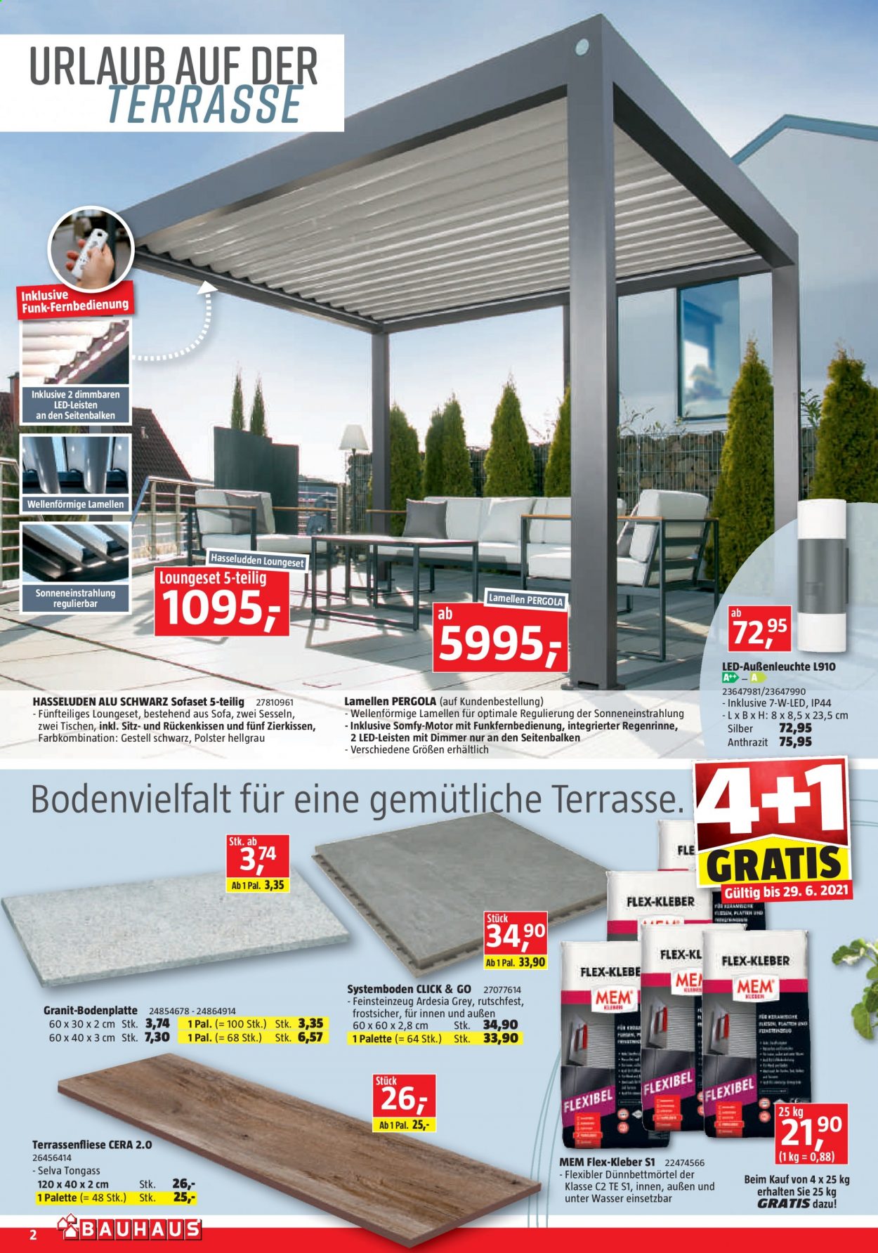 Angebote Bauhaus - 1.6.2021 - 29.6.2021.