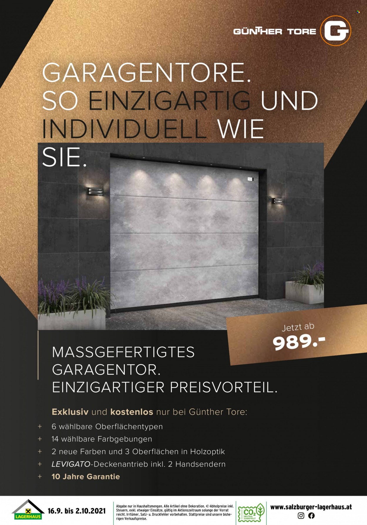 Angebote Salzburger Lagerhaus - 16.9.2021 - 2.10.2021.