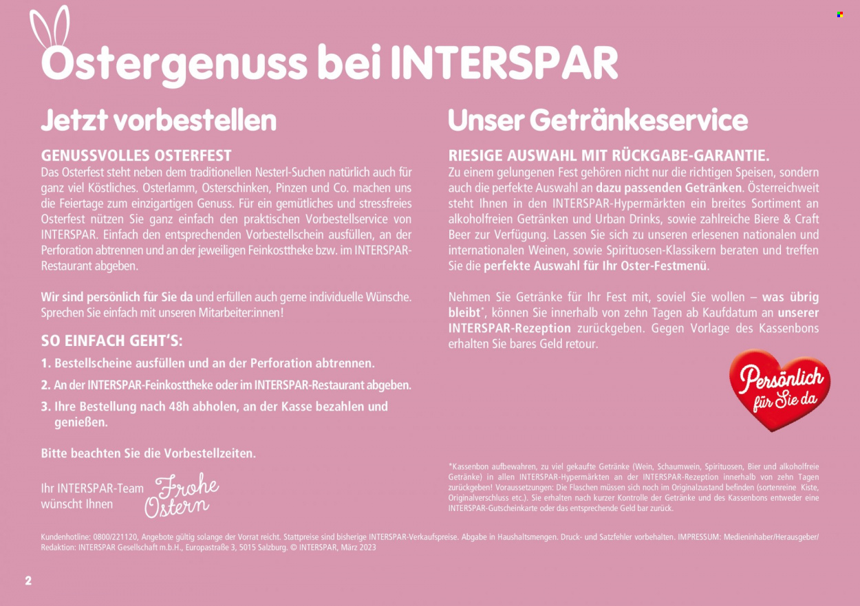 Angebote INTERSPAR - 16.3.2023 - 8.4.2023.