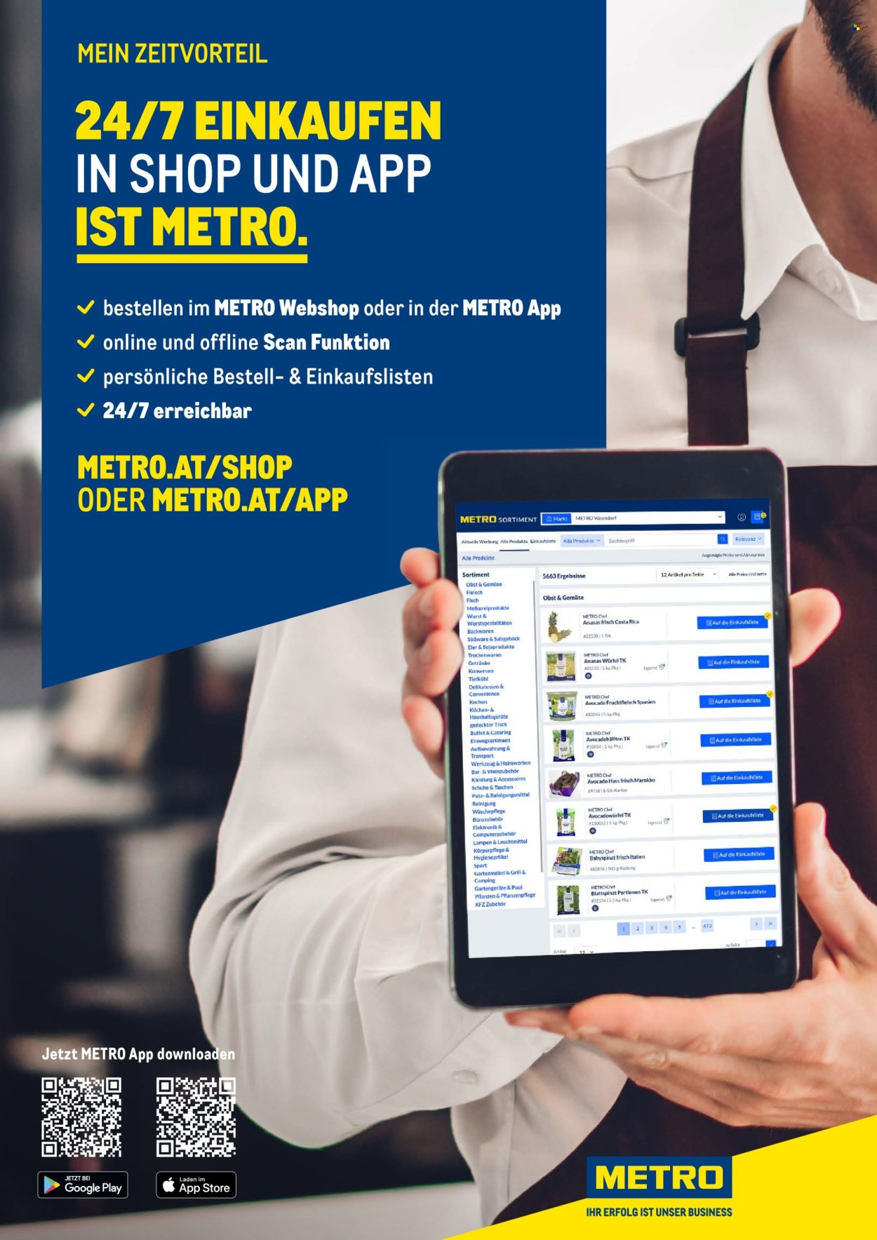 Angebote Metro.