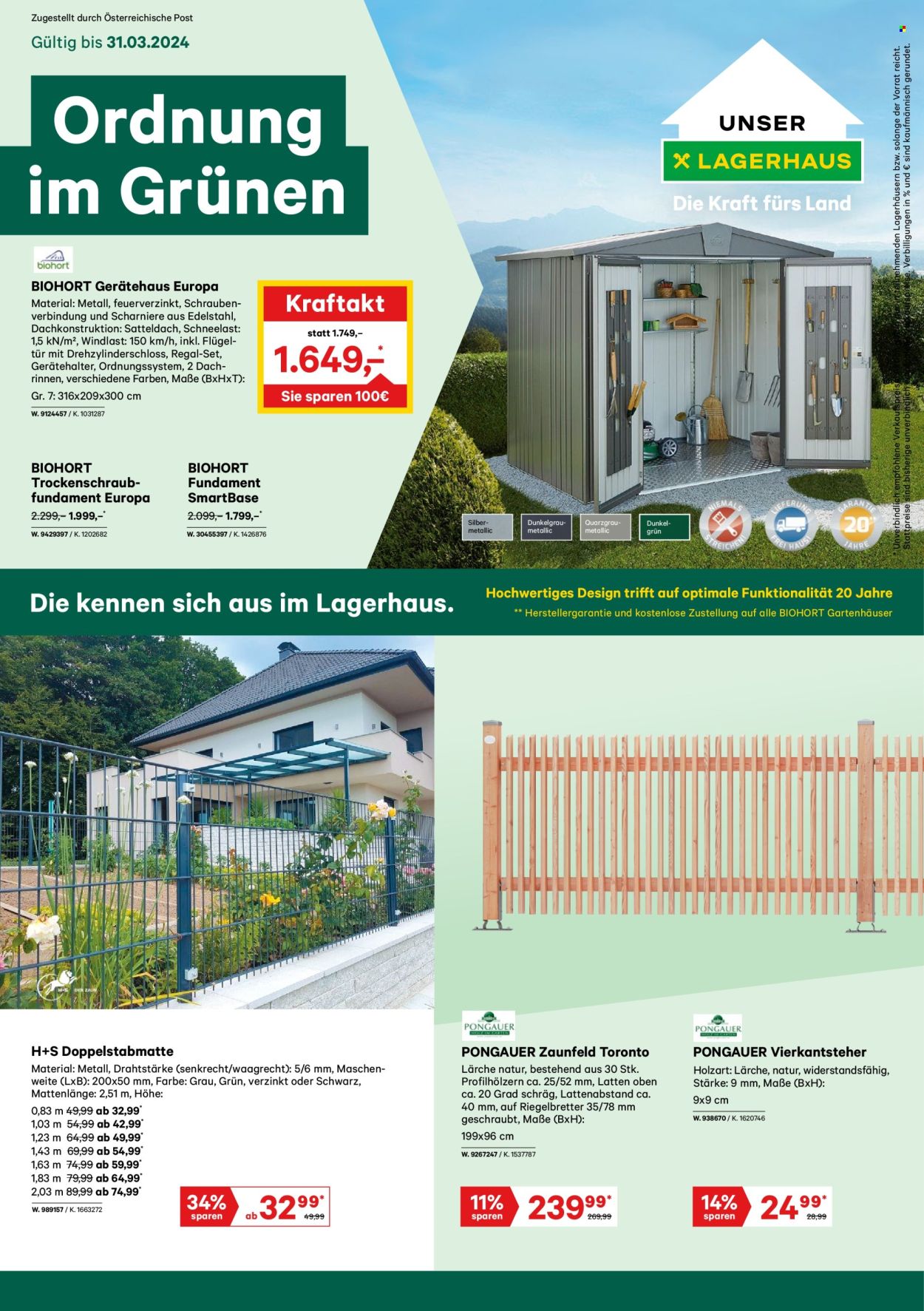 Angebote Lagerhaus - 18.3.2024 - 31.3.2024.