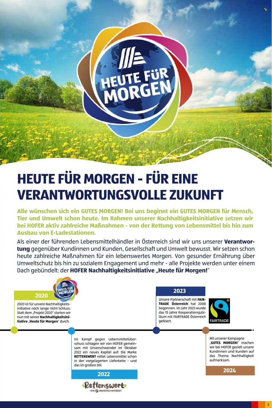 Angebote Hofer.