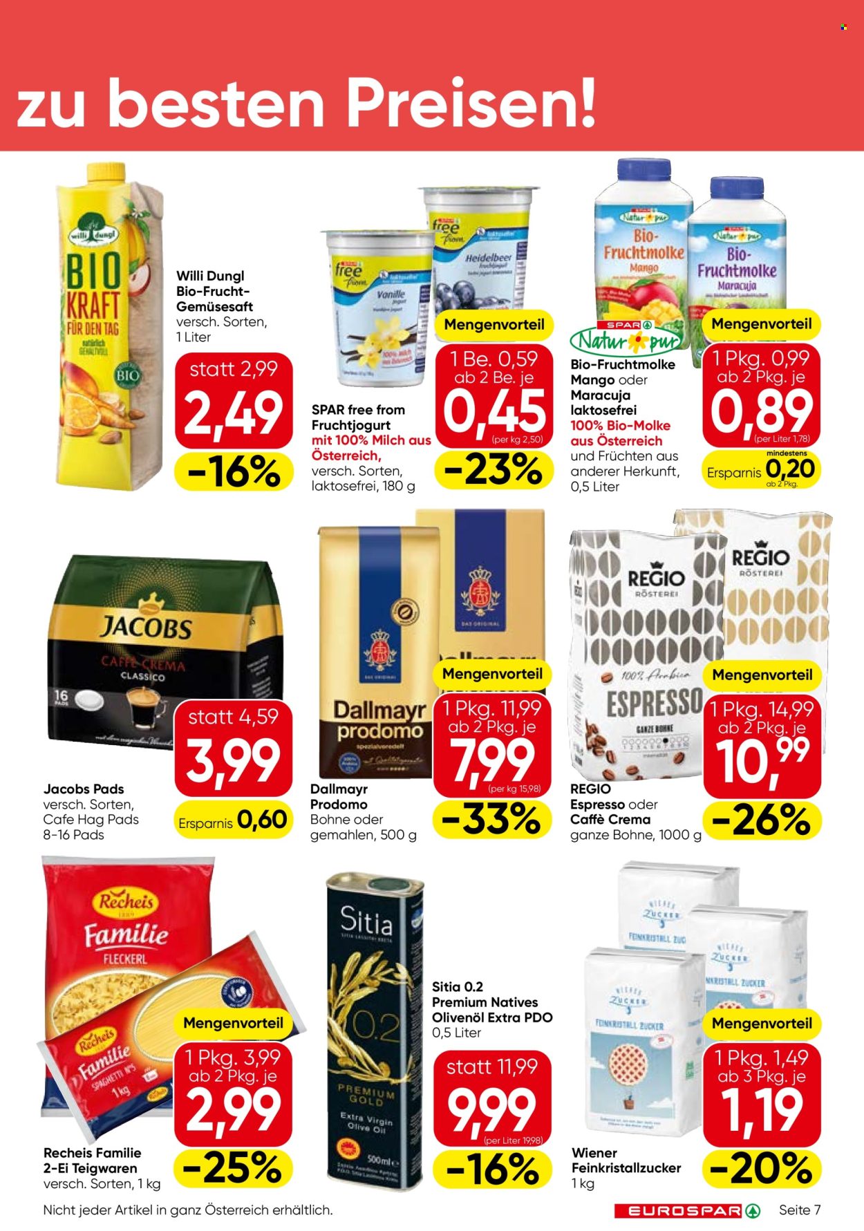 Angebote EUROSPAR.