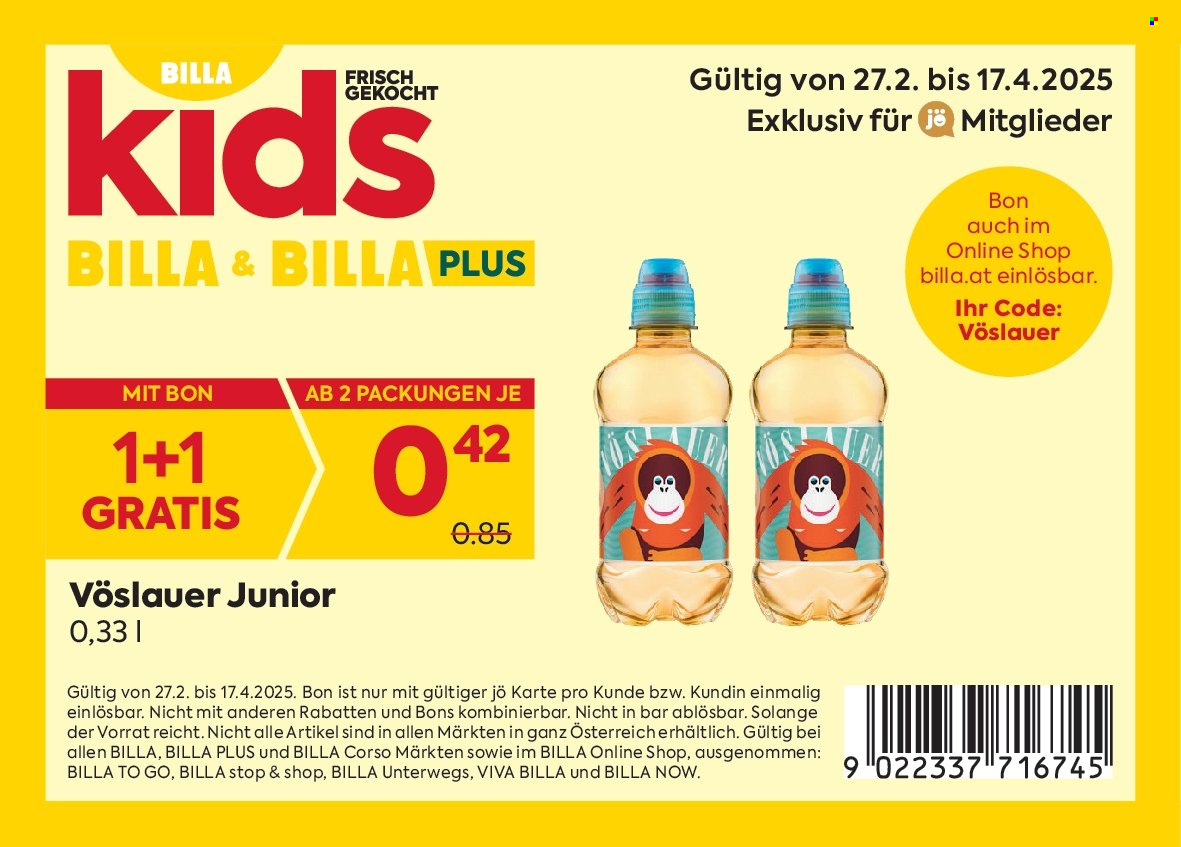 Angebote Billa - 27.2.2025 - 28.5.2025.