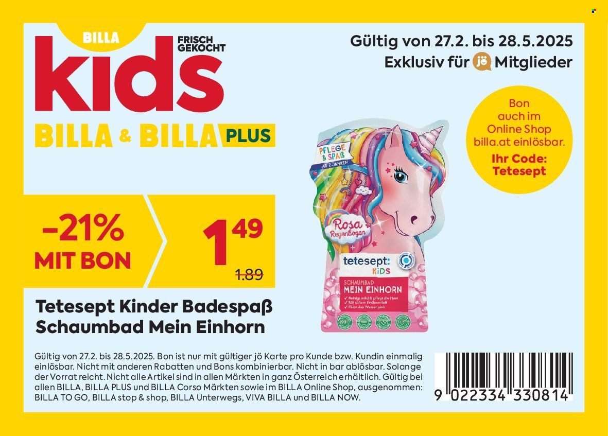 Angebote Billa - 27.2.2025 - 28.5.2025.