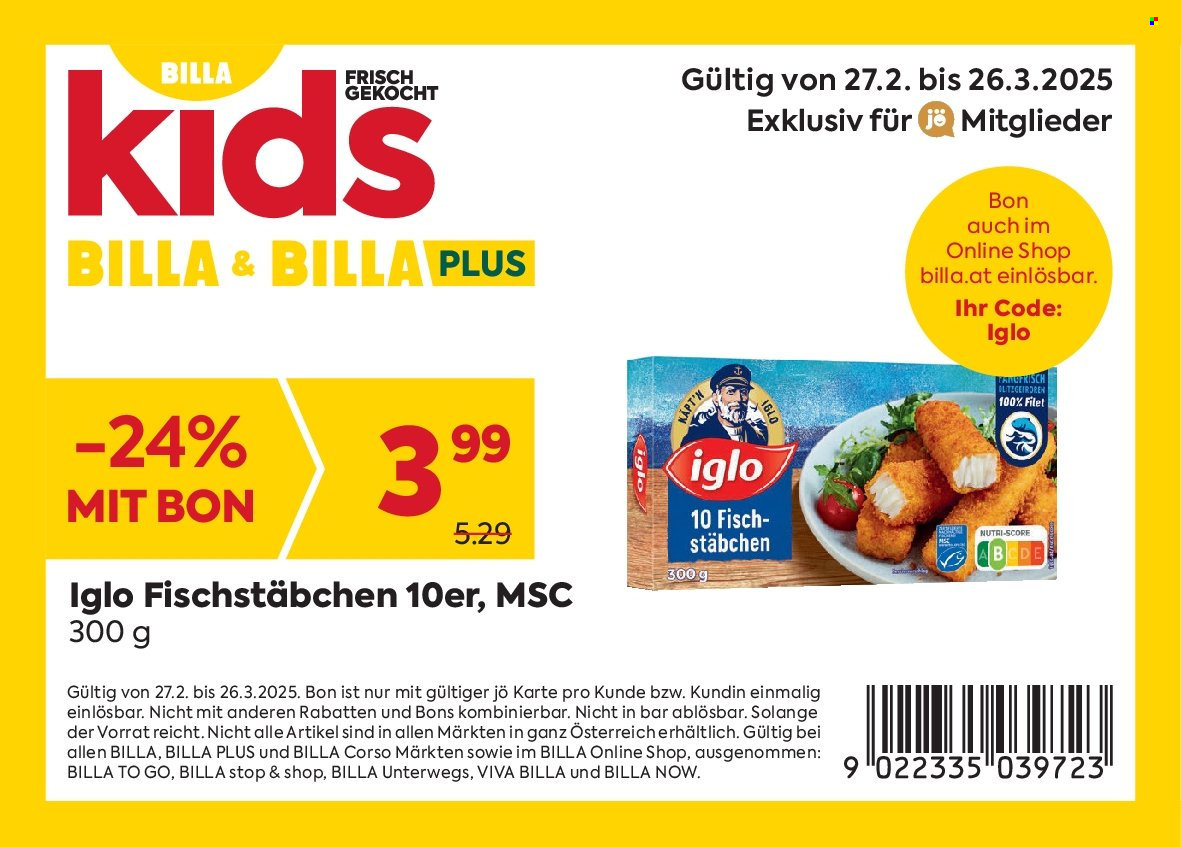 Angebote Billa - 27.2.2025 - 28.5.2025.