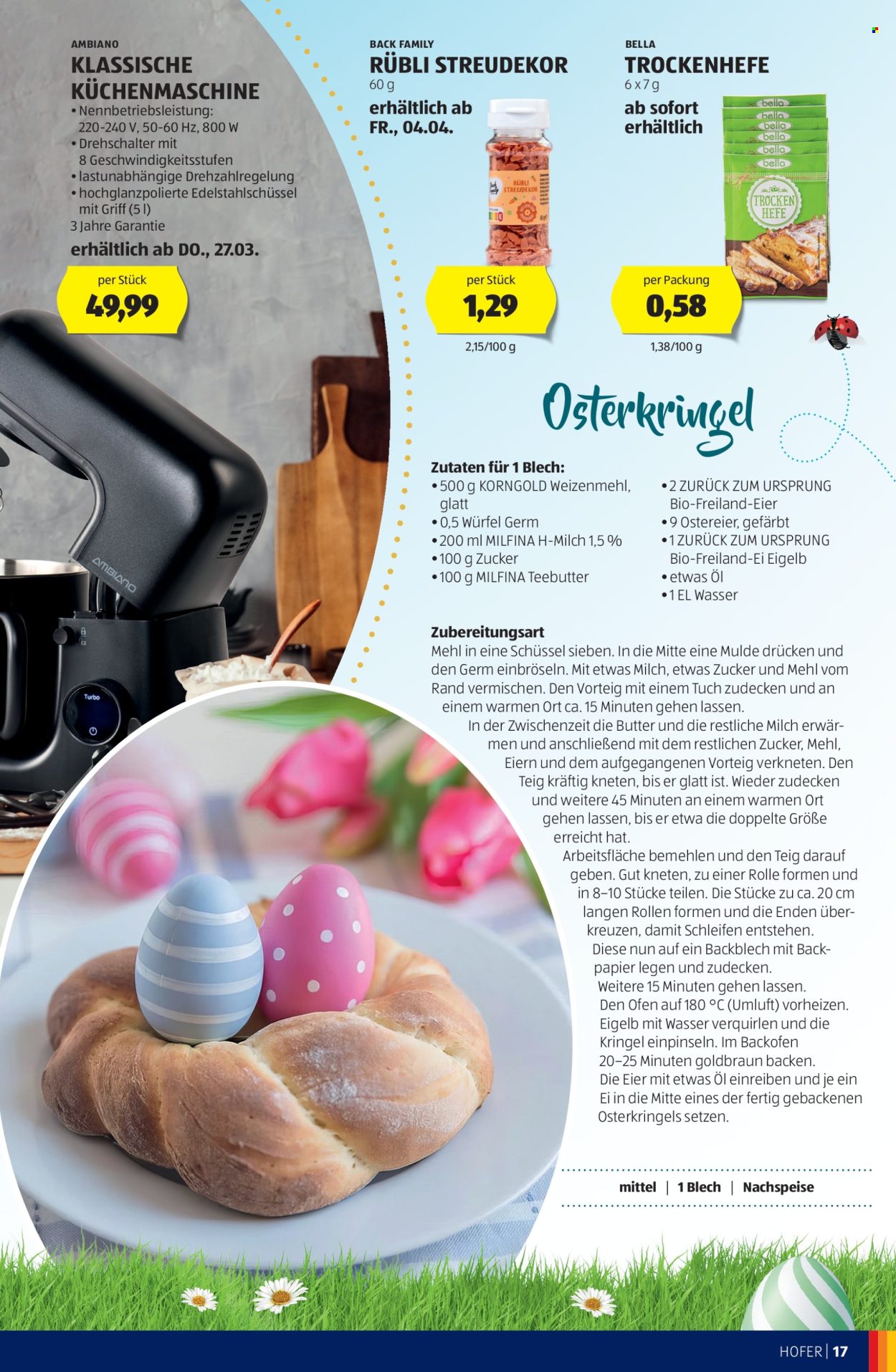 Angebote Hofer.