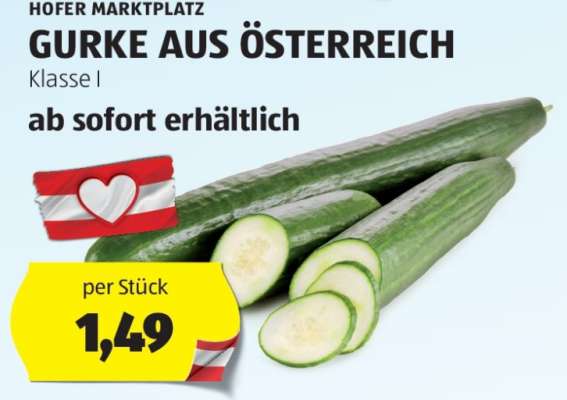 Gurke aus Österreich