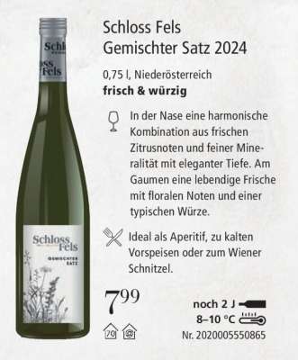Schloss Fels Gemischter Satz 2024