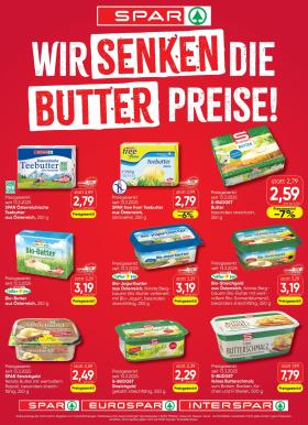 EUROSPAR - Wir senken die Butterpreise
