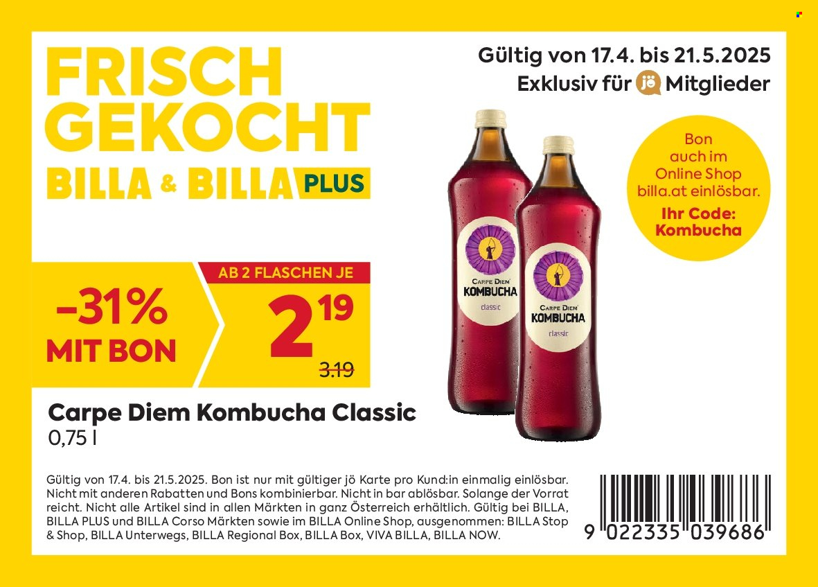 Angebote Billa - 17.4.2025 - 21.5.2025.