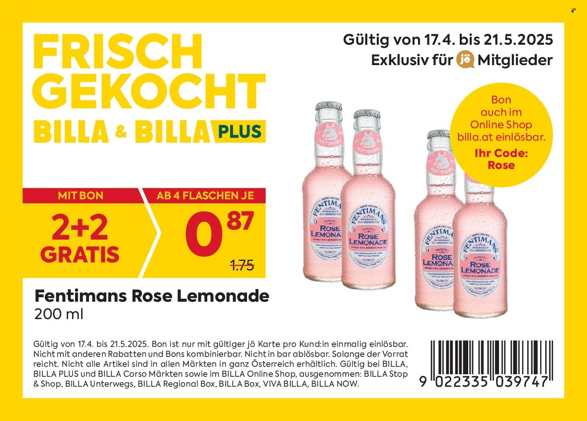 Angebote Billa - 17.4.2025 - 21.5.2025.
