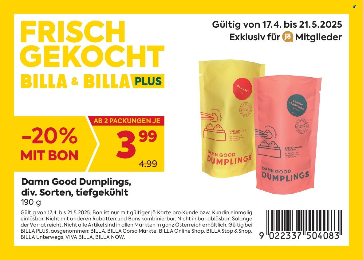 Angebote Billa - 17.4.2025 - 21.5.2025.