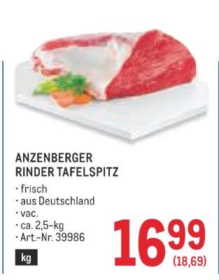 ANZENBERGER RINDER TAFELSPITZ