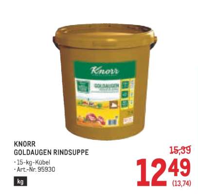 KNORR GOLDAUGEN RINDSUPPE