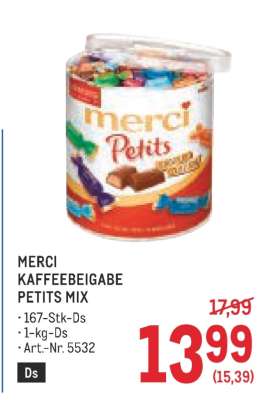 Merci Kaffeebeigabe Petits Mix