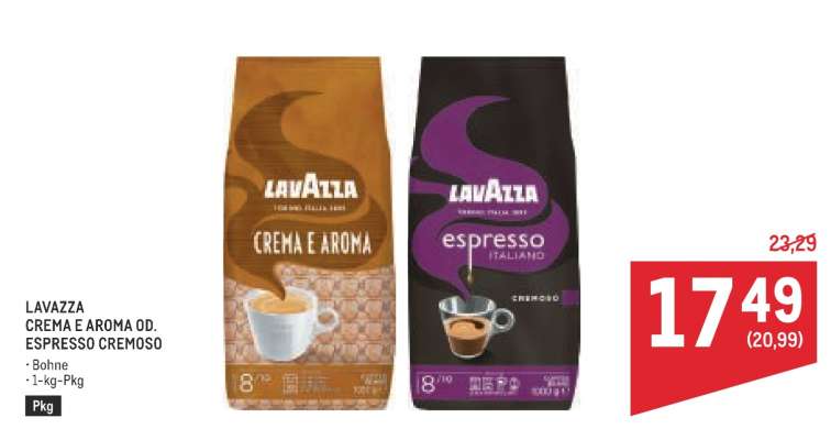 Lavazza Crema E Aroma od. Espresso Cremoso