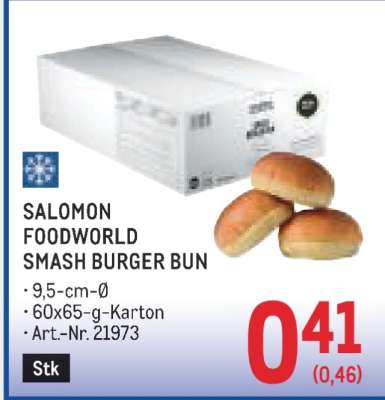 SALOMON FOODWORLD SMASH BURGER BUN