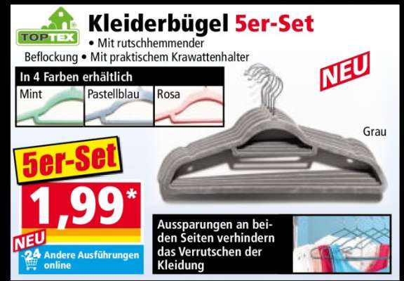 Kleiderbügel 5er-Set