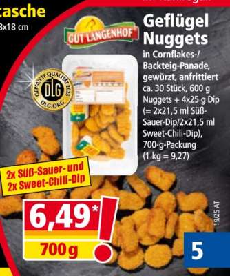 Geflügel Nuggets