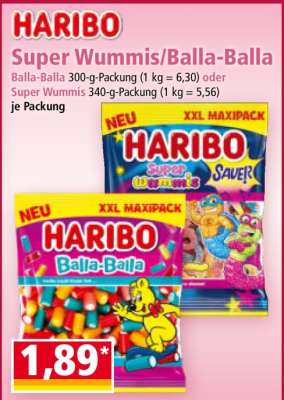 HARIBO Super Wummis/Balla-Balla