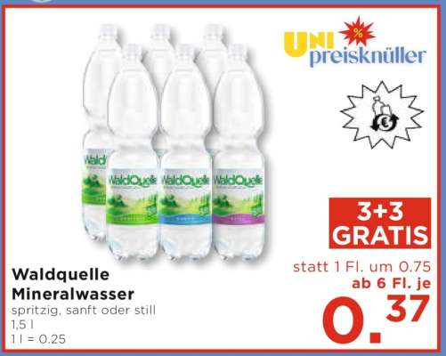 WALDQUELLE MINERALWASSER