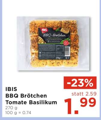 IBIS BBQ Brötchen Tomate Basilikum