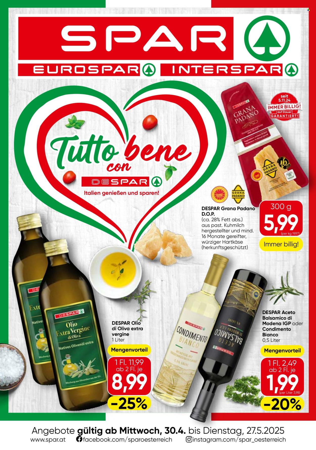 Angebote SPAR - 30.4.2025 - 27.5.2025.