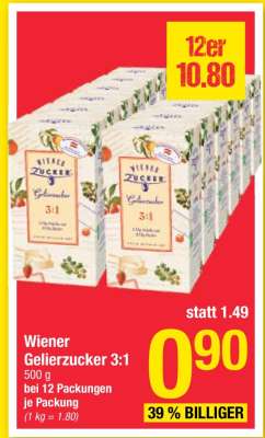 Wiener Gelierzucker 3:1