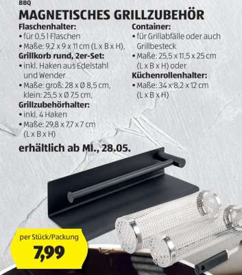 MAGNETISCHES GRILLZUBEHÖR