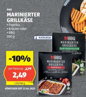 BBQ MARINIERTER GRILLKÄSE