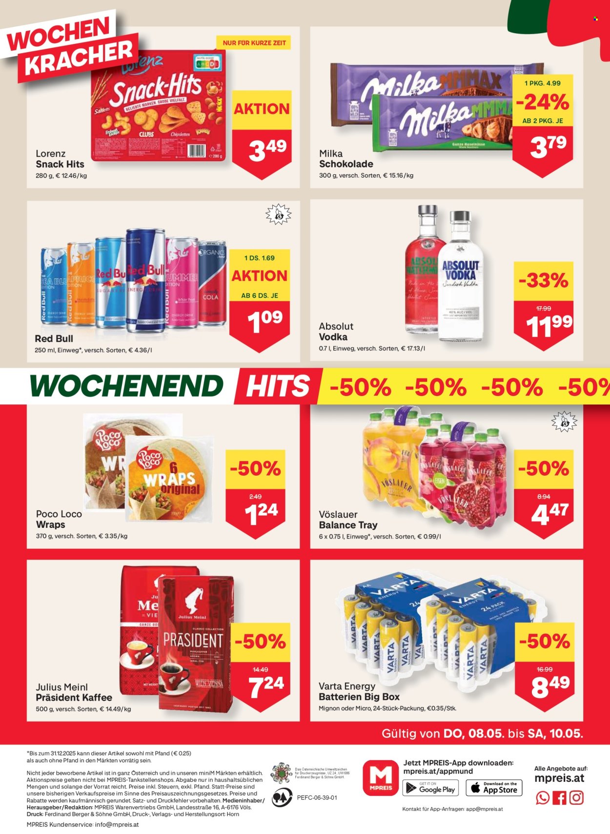 Angebote MPREIS - 8.5.2025 - 14.5.2025.
