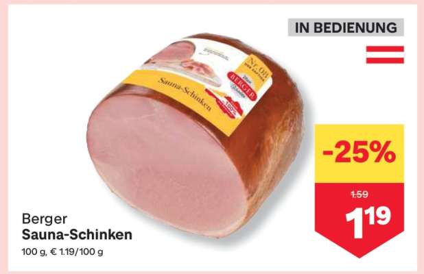 Berger Sauna-Schinken