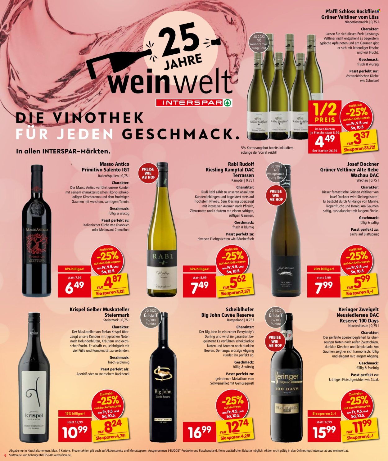 Angebote INTERSPAR - 8.5.2025 - 21.5.2025.