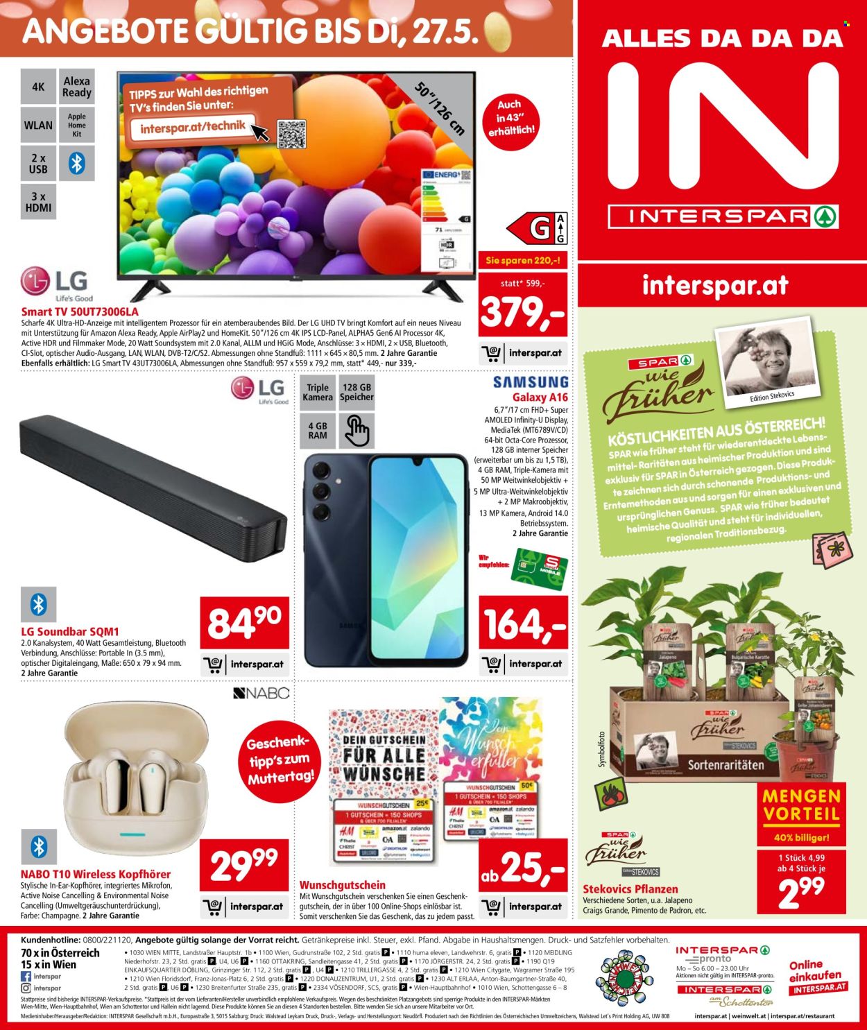 Angebote INTERSPAR - 8.5.2025 - 21.5.2025.