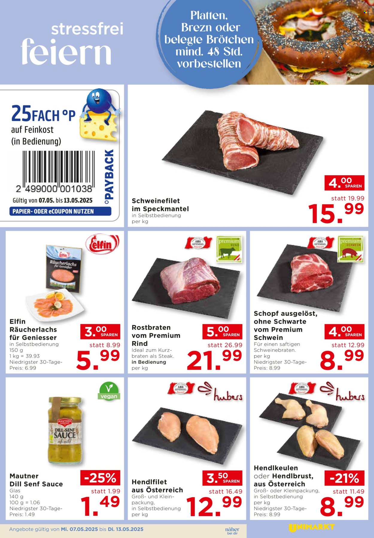Angebote UNIMARKT - 7.5.2025 - 13.5.2025.