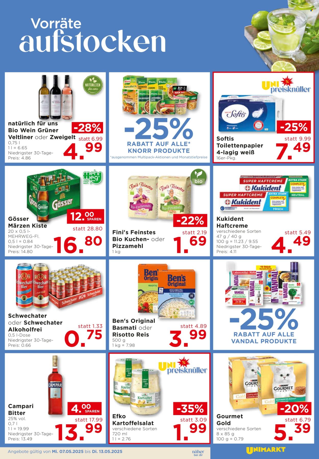 Angebote UNIMARKT - 7.5.2025 - 13.5.2025.