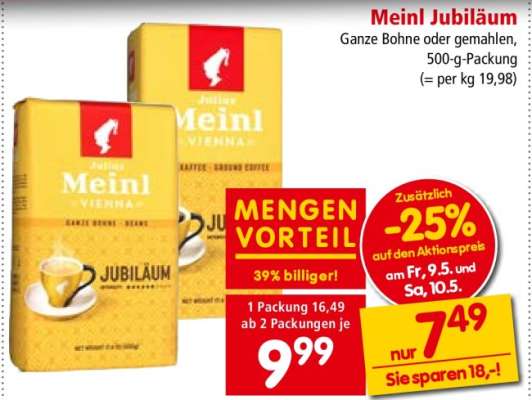 Meinl Jubiläum