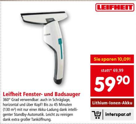 Leifheit Fenster- und Badsauger