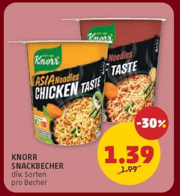 KNORR SNACKBECHER
