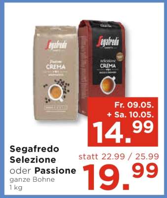 Segafredo Selezione oder Passione