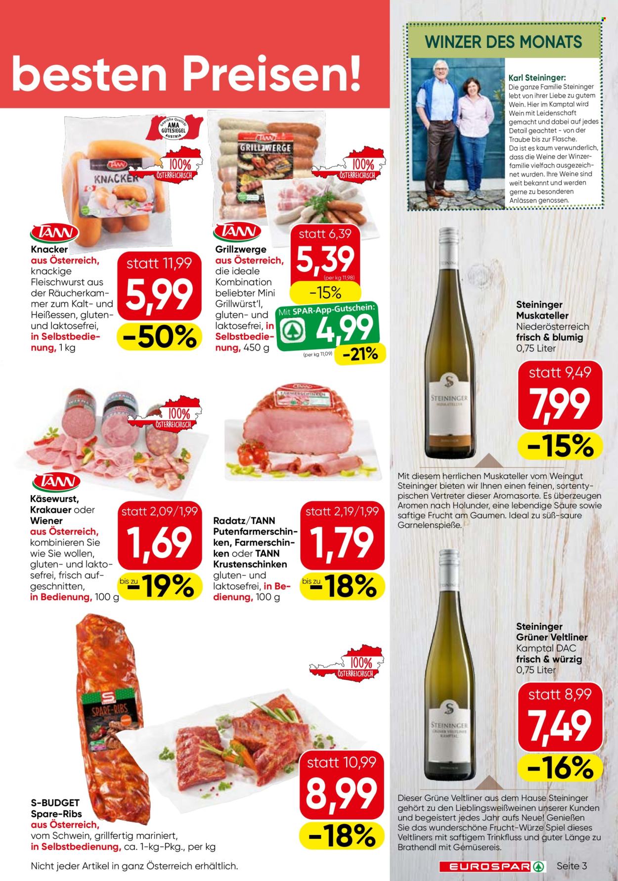 Angebote EUROSPAR - 8.5.2025 - 21.5.2025.
