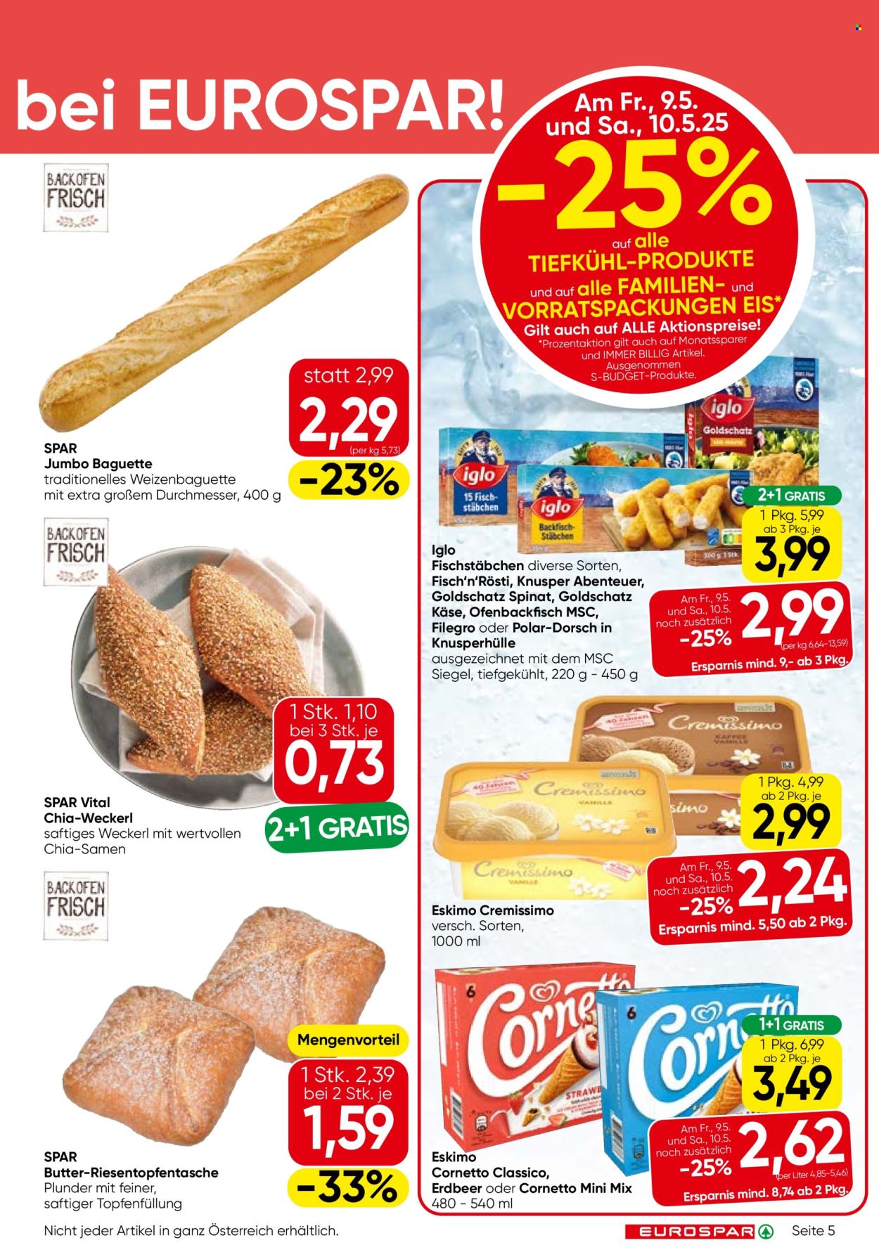 Angebote EUROSPAR - 8.5.2025 - 21.5.2025.