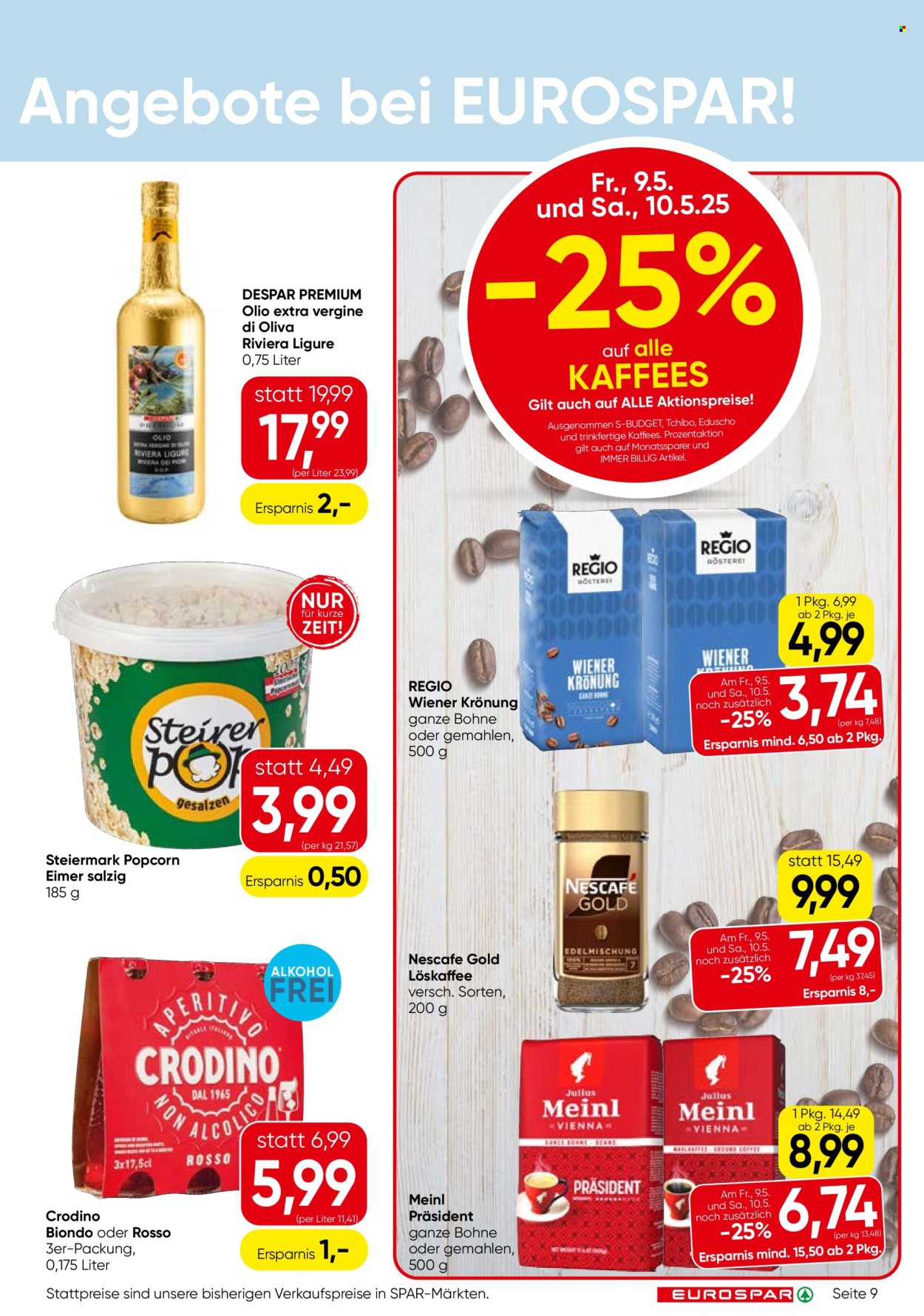 Angebote EUROSPAR - 8.5.2025 - 21.5.2025.