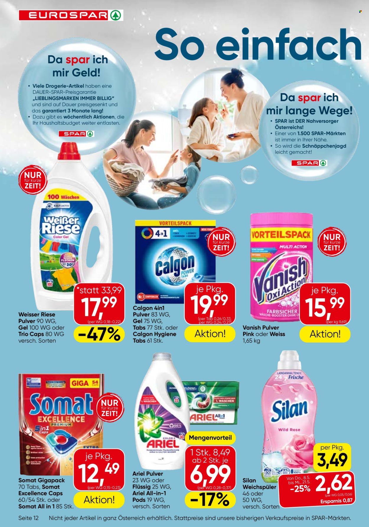 Angebote EUROSPAR - 8.5.2025 - 21.5.2025.