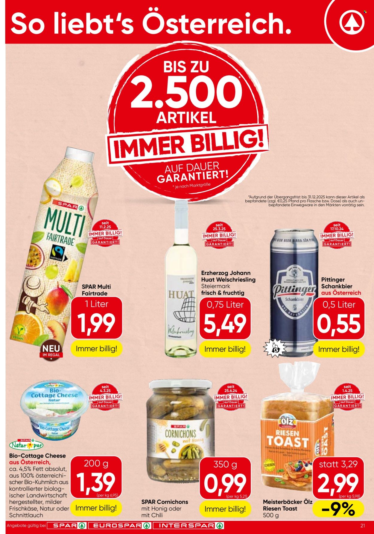 Angebote SPAR - 8.5.2025 - 21.5.2025.