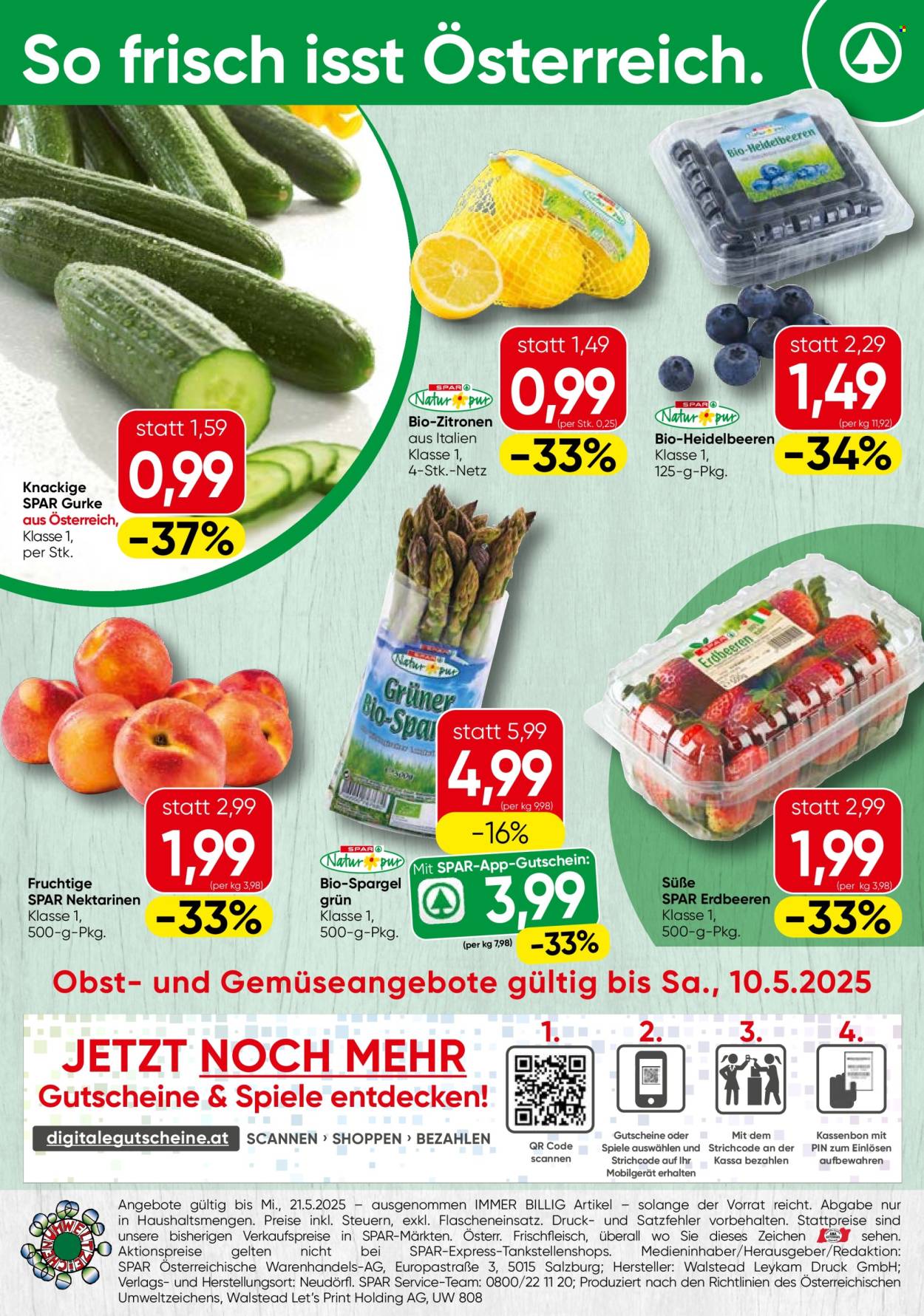 Angebote SPAR - 8.5.2025 - 21.5.2025.