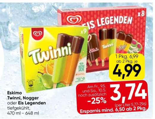 Eskimo Twinni, Nogger oder Eis Legenden